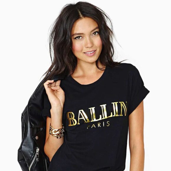NWT Alex & Chloe Ballin Paris T-shirt - Picture 4 of 9